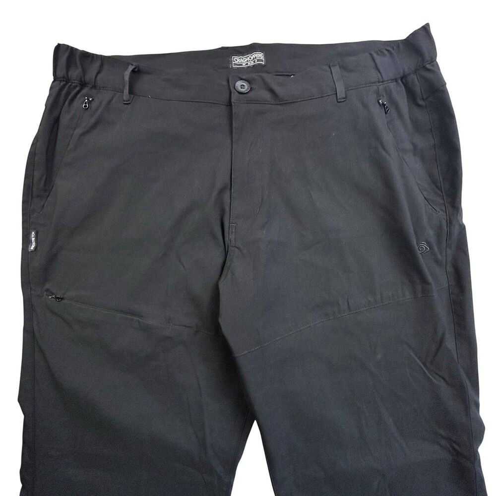 Craghoppers Kiwi Pro Pant 40x30 Black Hiking Walking Trekking Stretch CMJ494R